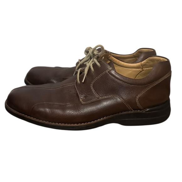 JOHNSTON & MURPHY Brown Shuler Bicycle Leather Dress Shoes 11 main image 4